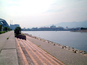 潮風大橋・浜風大橋南側