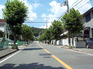 石丸・外院の住宅地