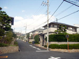 東豊中周辺の街並み